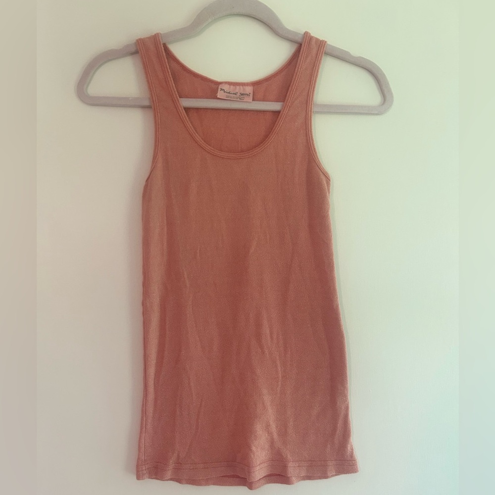 Michael Stars Fitted Ribbed Tank Top